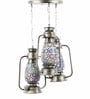 Myra Antic Multicolour Glass Cluster Hanging Light