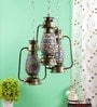 Myra Antic Multicolour Glass Cluster Hanging Light