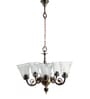 Fondi Gold Aluminium Shaded Chandelier