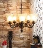 Fondi Gold Aluminium Shaded Chandelier