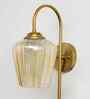 Antique Bend Gold Tulip Shape Wall Light