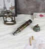 Antique Black Brass Hand Held Telescope