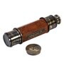 Antique Black Brass Hand Held Telescope