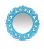 Antique Blue MDF Decorative Mirror