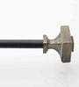 Antique Brass 36 Inch expandable to 66 Inch Iron Curtain Rod with Bracket