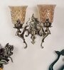 Trento Antique Brass Aluminium Wall Sconces