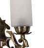 Yogasana Aluminium Wall Mounted Uplight Sconce (Antique Brass)
