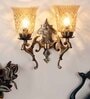 Trento Antique Brass Aluminium Wall Sconces
