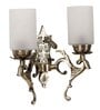 Yogasana Aluminium Wall Mounted Uplight Sconce (Antique Brass)
