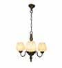 Antique Brass Aluminium Shaded Chandelier