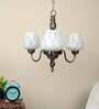 Antique Brass Aluminium Shaded Chandelier