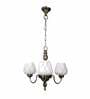 Antique Brass Aluminium Shaded Chandelier