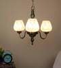 Antique Brass Aluminium Shaded Chandelier
