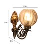 Comyo Antique Brass Aluminium Wall Sconces