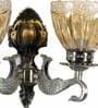 Mabel Antique Brass Aluminium Wall Sconces