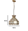 Estelle Brass Brass Hanging Light