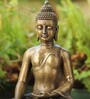 Antique Brass Budha Sculpture