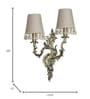 Antique Brass European Wall Sconce with Jute Tassel Shades