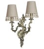 Antique Brass European Wall Sconce with Jute Tassel Shades