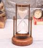 Antique Brass Hanging Wood Sand Timer