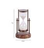 Antique Brass Hanging Wood Sand Timer