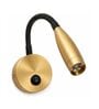 Antique Brass LED Wall Mounted Reading Light with Flexible Gooseneck Arm