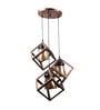Kylie Antique Brass Metal Cluster Hanging Light