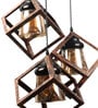 Kylie Antique Brass Metal Cluster Hanging Light