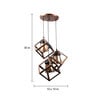 Kylie Antique Brass Metal Cluster Hanging Light