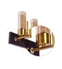 Metal Wall Mounted Uplight Sconce (Brass)