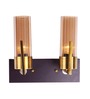 Metal Wall Mounted Uplight Sconce (Brass)
