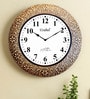 Gold Brass Antique Traditional Wall Clock