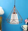 Idris Antique Brass Metal Hanging Light