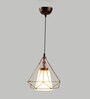 Idris Antique Brass Metal Hanging Light