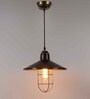 Dorian Antique Brass Metal Hanging Light