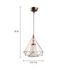 Idris Antique Brass Metal Hanging Light