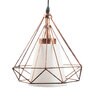 Idris Antique Brass Metal Hanging Light