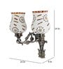 Antique Metal Wall Mounted Uplight Sconce (Antique Brass)