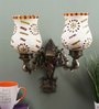 Antique Metal Wall Mounted Uplight Sconce (Antique Brass)