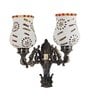 Antique Metal Wall Mounted Uplight Sconce (Antique Brass)