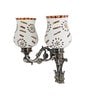 Antique Metal Wall Mounted Uplight Sconce (Antique Brass)