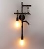 Antique Metal Novelty Wall Light (Brass)