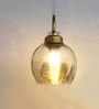 Antique Brass Smoked Glass Wall Sconce