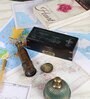 Antique Brown Brass Hand Held Telescope