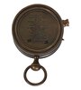 Antique Brown Brass Pocket Watch