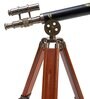 Antique Brown Brass Table Top Telescope