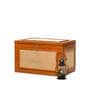 Antique Brown Wood Jewellery Organiser