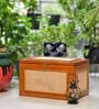 Antique Brown Wood Jewellery Organiser