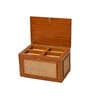 Antique Brown Wood Jewellery Organiser