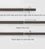 Antique Copper Iron Curtain Rod (36 -66 Inches) With Bracket Antique Copper Iron Curtain Rod (36 -66 Inches) With Bracket